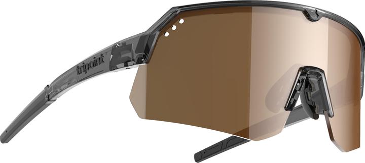Image du produit Tripoint 001 Treriksröset Tri-x Polarized (Shiny Transp Noir-Brun, Argent Mirror Polarized, Marron)