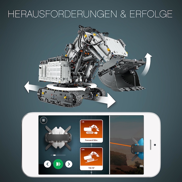 Produktbild LEGO Liebherr Bagger R 9800 (42100, LEGO Technic)
