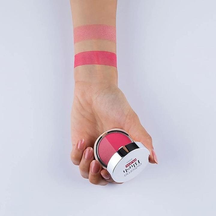 Produktbild Pupa Milano Pupa - Extreme Blush DUO - Powder Blush 4 g 140 Radiant Flamingo - Glow Creamy