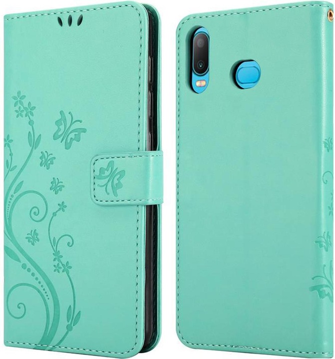 Produktbild Cadorabo Flower Book Cover (Samsung Galaxy A6s)