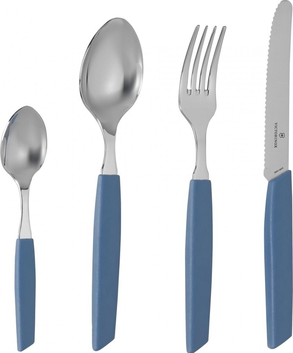 Productafbeelding Victorinox Bestekset Swiss Modern 24-delig, Blauw (24 Stuk, Bestekset)