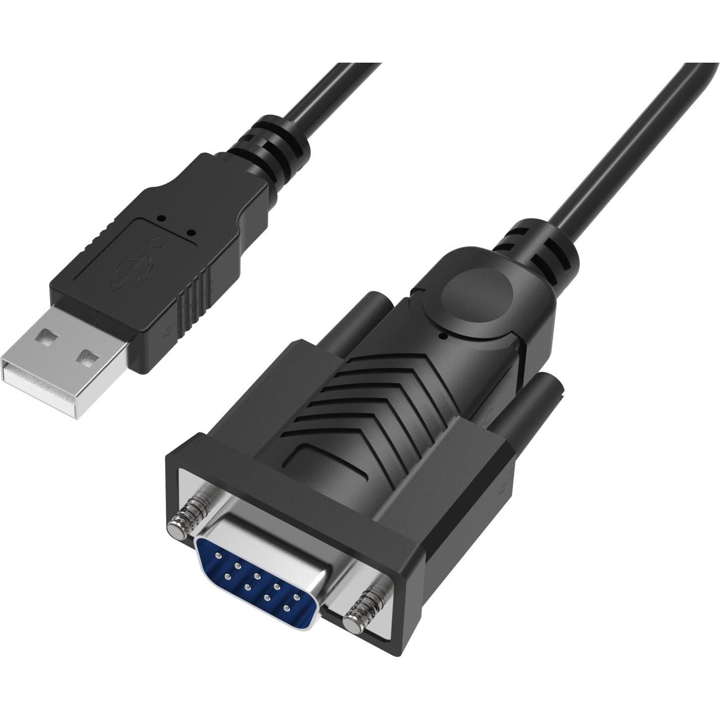 Fuj Tek USB-A to RS232 Adapter Cable, 1.8 m (1.80 m), Cavo di interfaccia