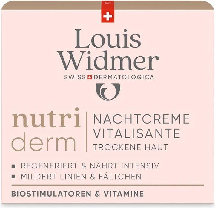 Image du produit Widmer Louis Nutriderm Nachtcreme Vitalisante ohne Parfum 50 ml (50 ml, Crème de nuit)