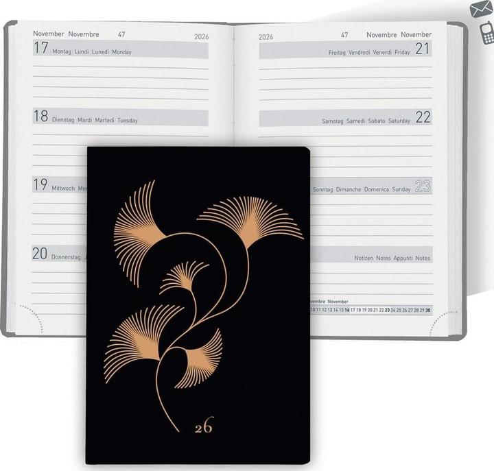 Actual product image Biella Pocket Agenda Memento Trend (10.1 x 14.2 cm, 1 week / 2 pages)