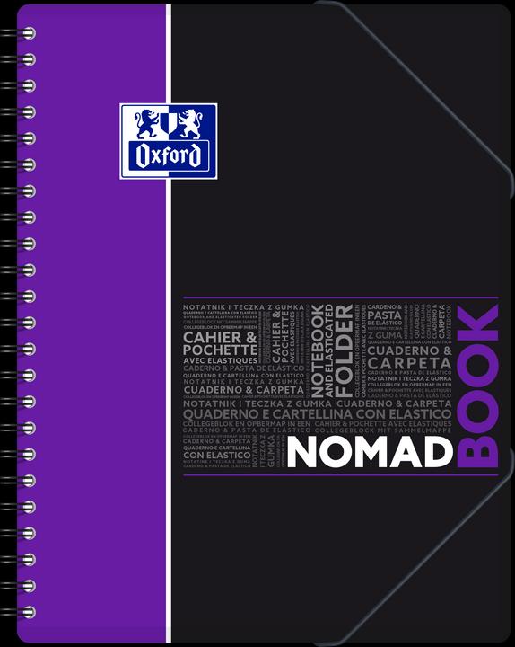Actual product image Oxford College notebook folder Nomadbook (A4+, Lined, Hardcover)