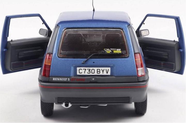 Actual product image Solido 1:18 Renault 5 GT Turbo MK1 Alpine blau