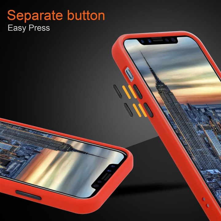 Produktbild Cadorabo Hybrid Matt Cover (Apple iPhone X)