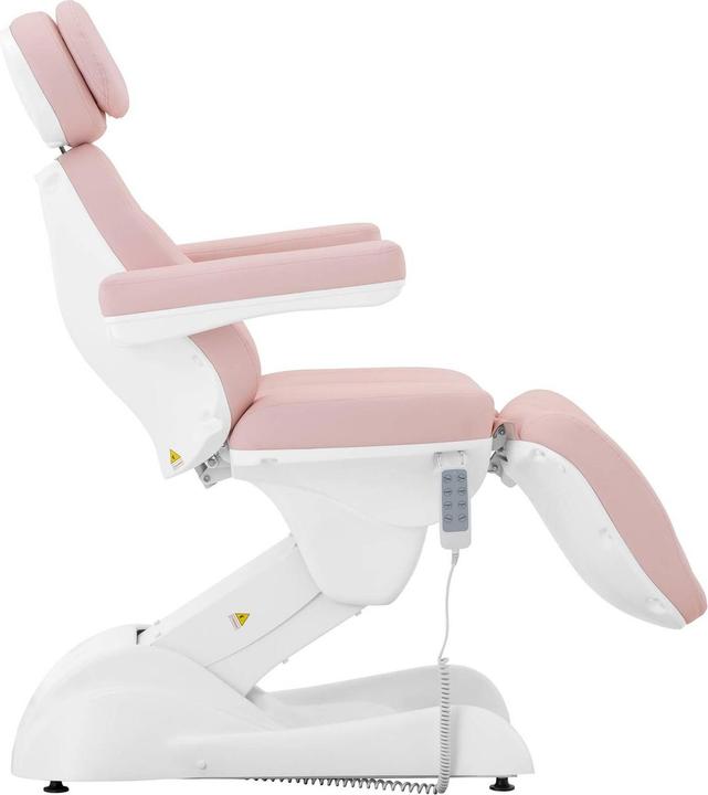 Produktbild Physa Kosmetikliege Behandlungsliege Kosmetikstuhl 62,5 - 89,5 cm 150 kg rosa/weiss