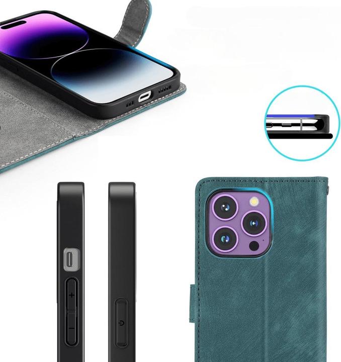 Immagine prodotto Cover-Discount Xiaomi 13T / 13T Pro - Custodia con blocco RFID verde (Xiaomi 13T)