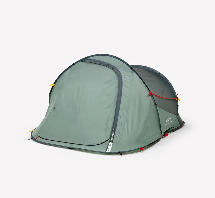 Image du produit Quechua Tente de camping - 2 SECONDS - 2 places (Tente instantanée, 2.50 kg, 2 personnes)