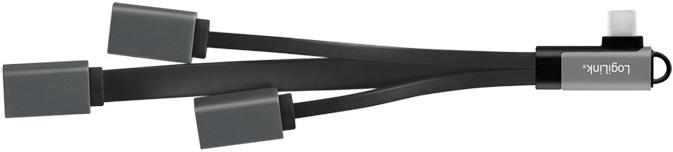 Produktbild LogiLink USB-C-Hub (USB-C, 3 Ports)