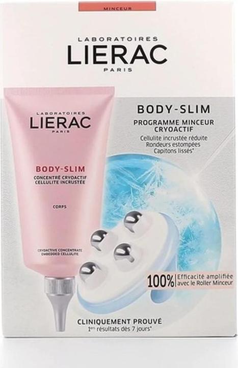 Actual product image Lierac Cryoactive concentrate set with slimming roller (Body cream, Body lotion, Body milk, 150 ml)