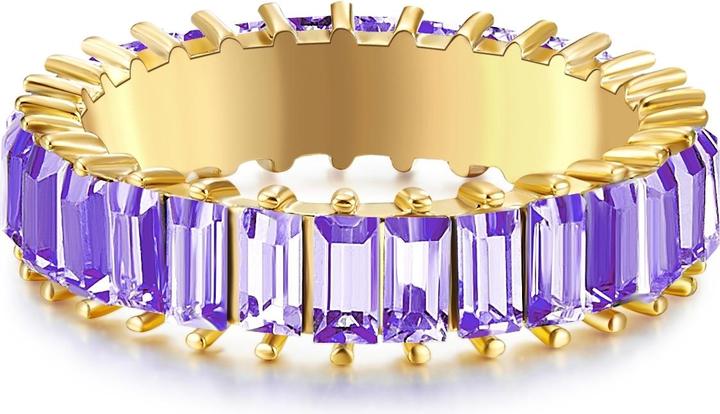 Image du produit Yokoamii Femme métal cristal de verre or jaune - 30194 (50)
