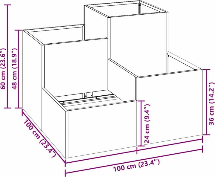 Image du produit vidaXL Jardinière