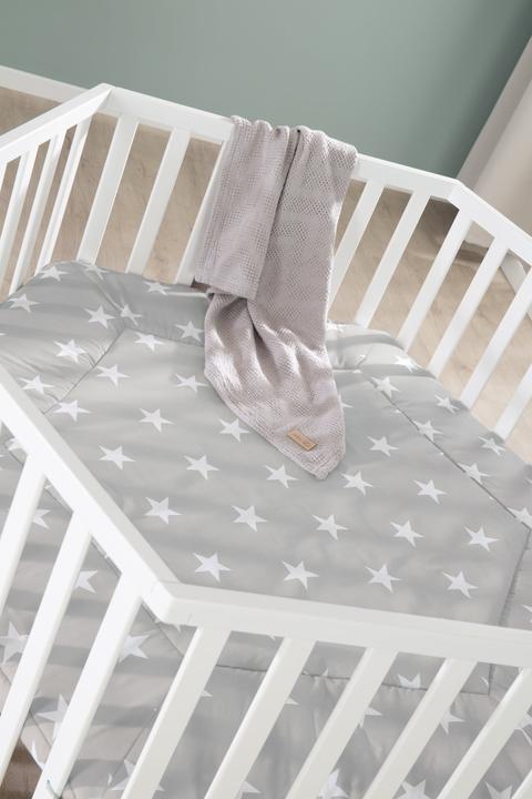 Actual product image Roba Playpen 6-cornered Little Stars (118.50 cm, 103.50 cm, MDF)