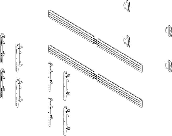 Produktbild Hagor CPS VIDEOWALL W2X2L 46-55IN (Wand, 40 kg, 46" - 55")