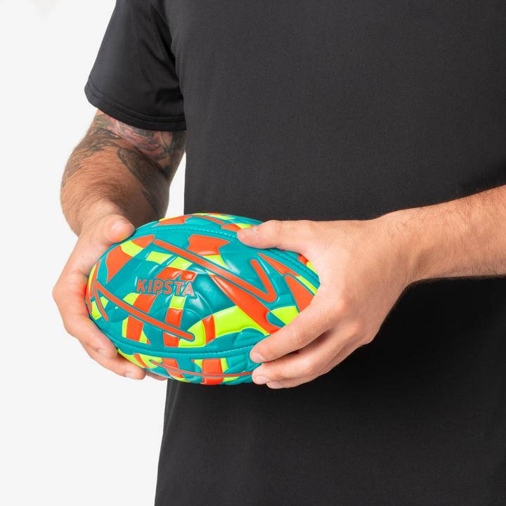 Immagine prodotto Kipsta Pallone da rugby da spiaggia City Medium - R100 blu/arancio