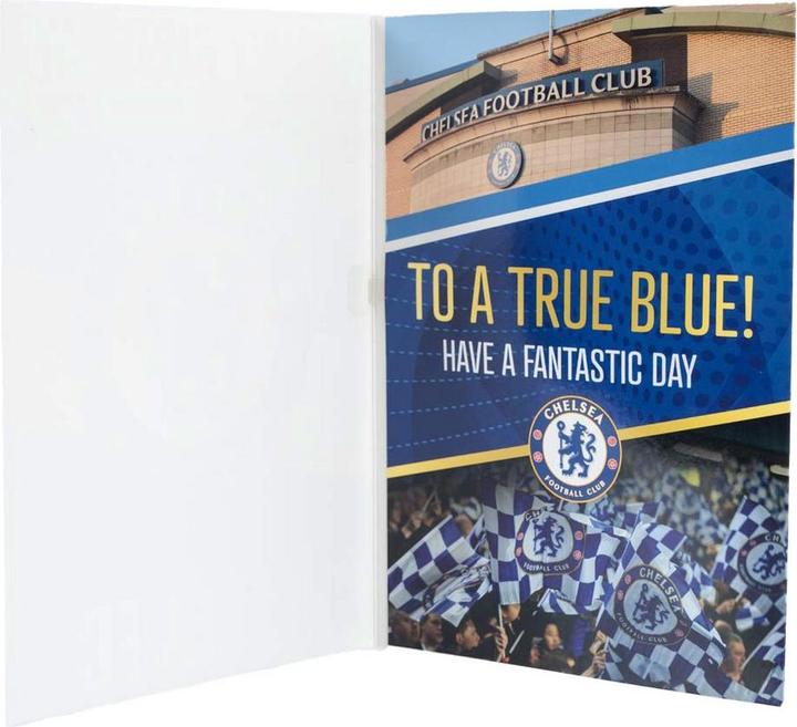 Produktbild Chelsea FC Geburtstagskarte Musical Karton (1 Stk.)