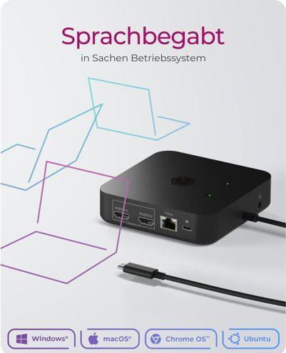 Produktbild Icy Box IB-DK4090-C (USB-C, 12 Ports)