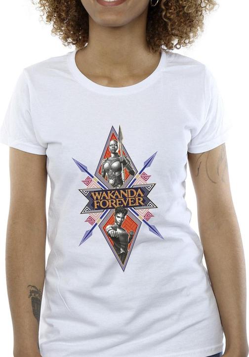 Produktbild Wakanda Forever Tribal Spear Chest TShirt (L)