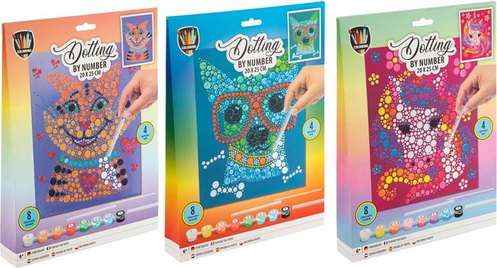 Grafix Malen nach Zahlen: Hund / ab 6 Jahren