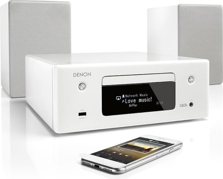 Produktbild Denon CEOL N10 (Spotify Connect, Multiroom, Airplay, Bluetooth, WLAN, CD Player, 2x 65 W)