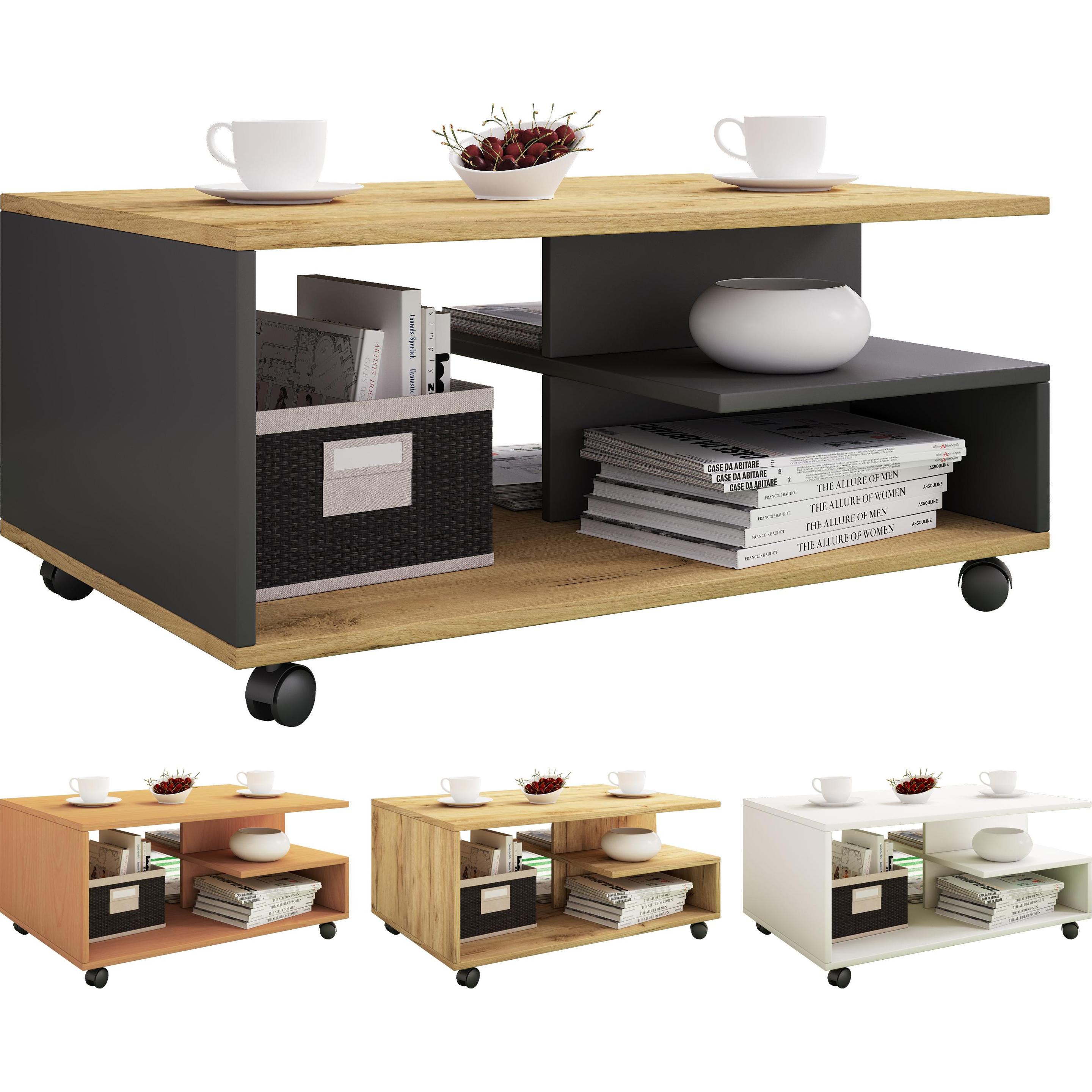VCM, Couchtisch + Beistelltisch, Stango (80 x 50 x 41 cm)