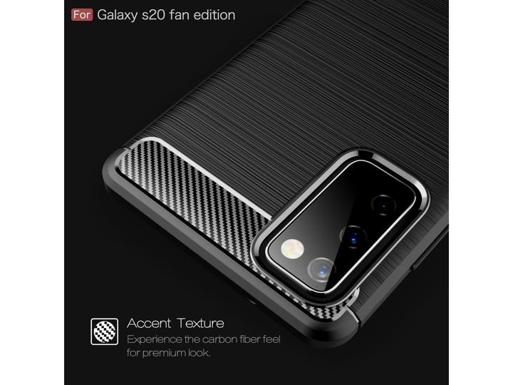 Immagine prodotto Screenguard Samsung Galaxy S20 FE Cover Carbon Brushed Soft TPU (Samsung Galaxy S20 FE)