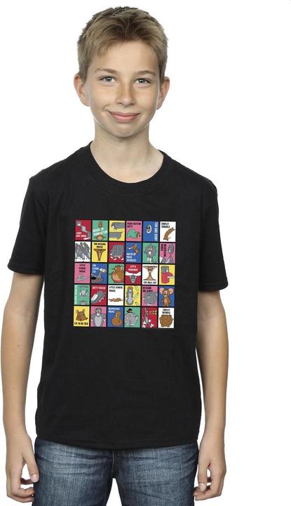 Immagine prodotto Tom & Jerry Grid Squares Maglietta Ragazzi (104)