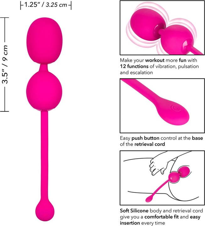 Actual product image CalExotics Rechargeable dual cone