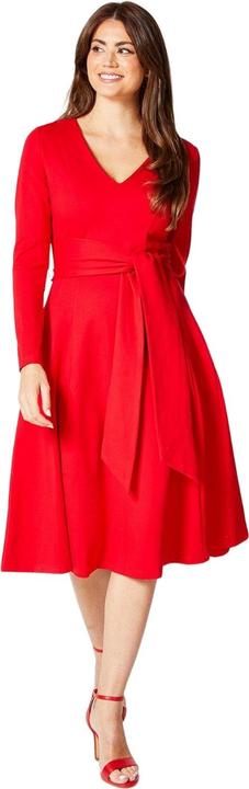 Principles Womens/Ladies Belted Detail Seams Midi Dress (38)