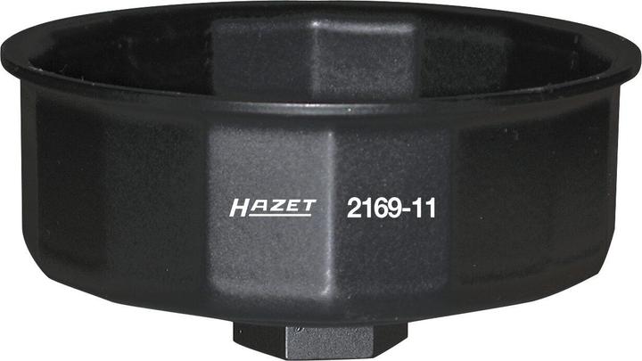 Produktbild HAZET Ölfilter-Schlüssel 2169-11 ∙ Vierkant12,5 mm (1/2 Zoll) ∙ Aussen 14-kant Profil ∙ 97 mm