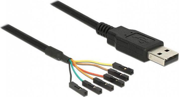 Produktbild Delock USB Stecker > TTL 6 Pin Pin Header Buchse einzeln 5V