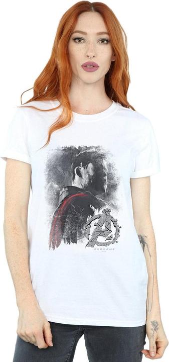 Produktbild Avengers Endgame Thor Boyfriend TShirt aus gebürsteter Baumwolle (S)