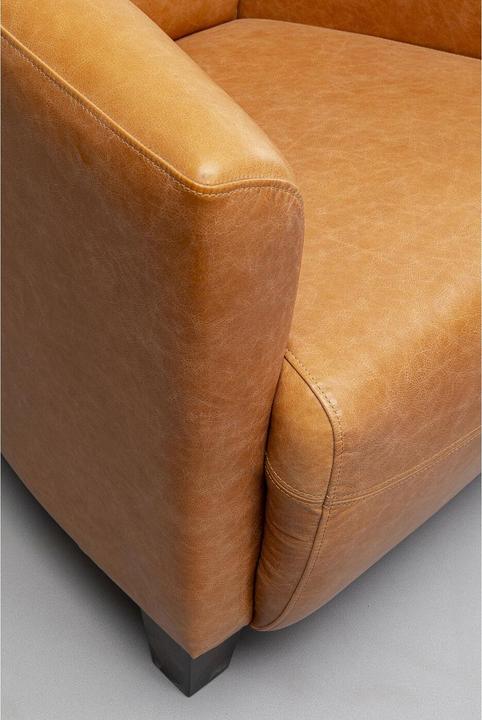 Actual product image Kare Design Armchair Cigar Lounge Smart leather light brown