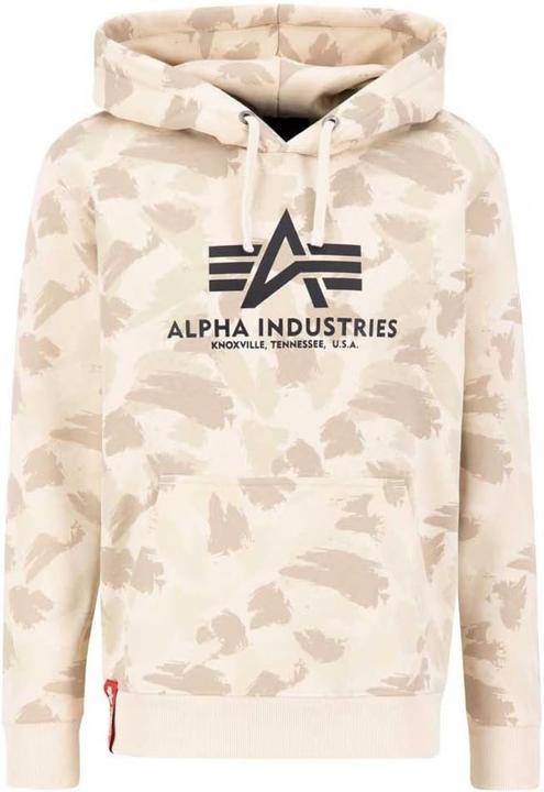 Produktbild Alpha Industries Basic Hoody Camo Sweat met capuchon voor heren Sand (S)