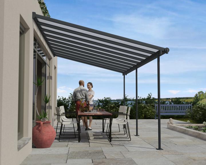 Produktbild Canopia Terrassenüberdachung Sierra 295x555cm Grau