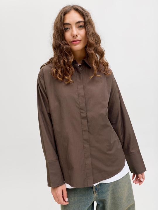 Actual product image JJXX Jxcaro Poplin Ls Rlx Shirt Wvn Noos Bn (S)
