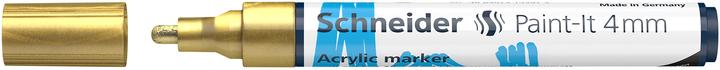 Nährwerte und Zutaten Schneider Acrylmarker Paint-It 320 4mm gold (Gold, 4 mm, 1 x)