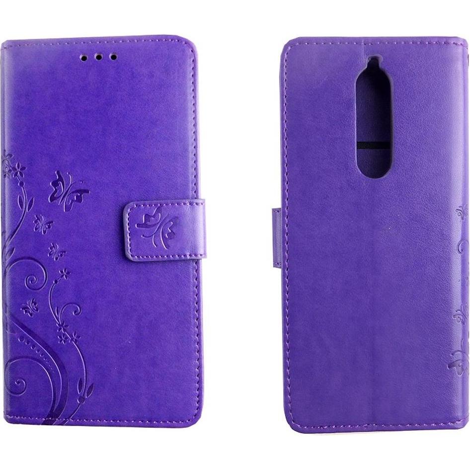 König Design Hülle Handy Schutz für Nokia 5.1 Case Cover Tasche Wallet Etui Handyhülle Bumper (Nokia 5.1), Smartphone Hü...