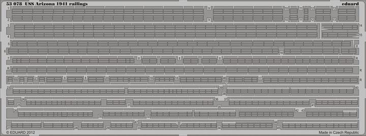 Produktbild Eduard USS Arizona 1941 railings 1/350 for HB