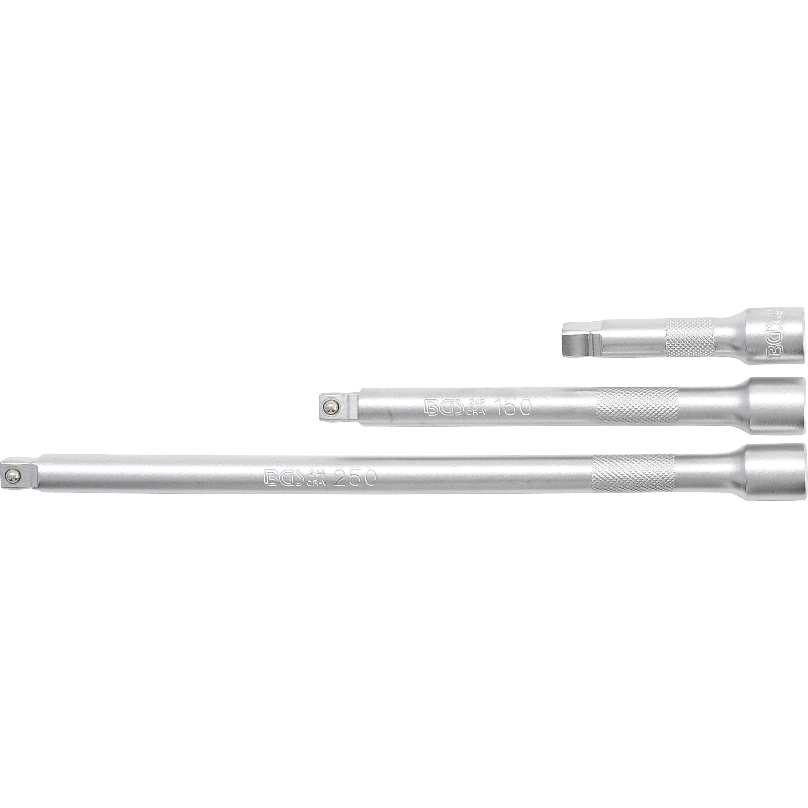 BGS Kippverlängerungs-Satz 10 mm (3/8") 75 / 150 / 250 mm 3-tlg. (10 mm) (2239)