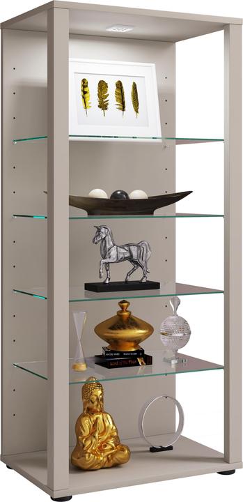 Produktbild VCM Holz Glas Stand Vitrine Glasol lll