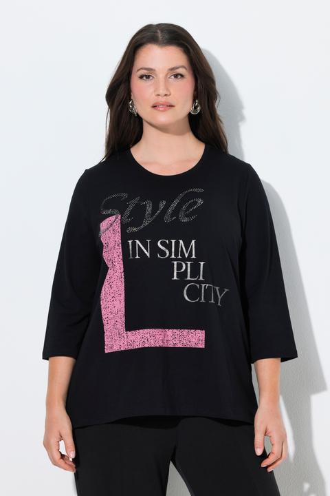 Actual product image Ulla Popken Style In Simplicity Graphic Tee (60)