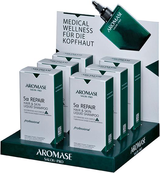 Produktbild Haaro AROMASE Display Salon-Pro 5a Repair Hair (480 ml, Flüssiges Shampoo)