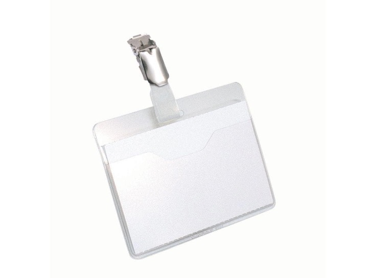 Produktbild Durable Hartfolien-Namensschilder mit Clip oben offen