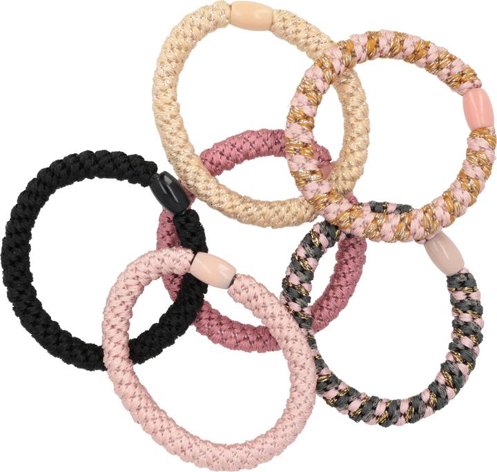 Immagine prodotto Trisa Haargummi Nordic Elastics 6er Rosa (Elastico per capelli)