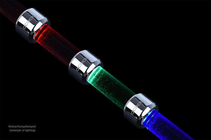 Produktbild Alphacool Aurora HardTube LED Ring 13mm Chrome - Digital RGB