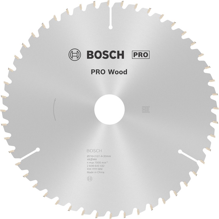 Immagine prodotto Bosch Professional Zubehör Lama circolare per legno PRO, 216 x 2 x 30 mm