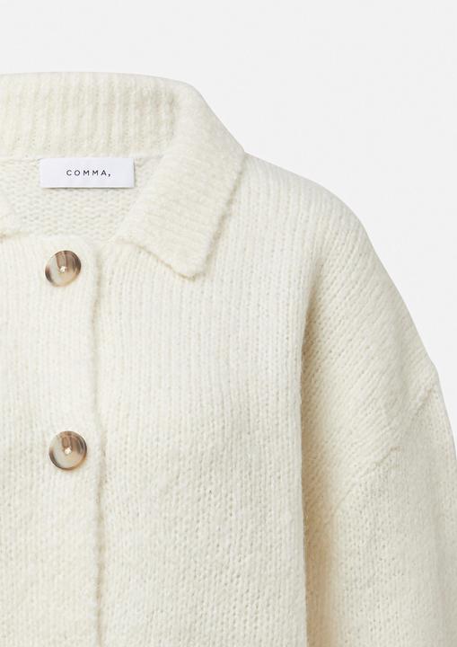 Produktbild Comma Strickjacke Grobstrick-Cardigan aus Alpaka-Wollmix (M)